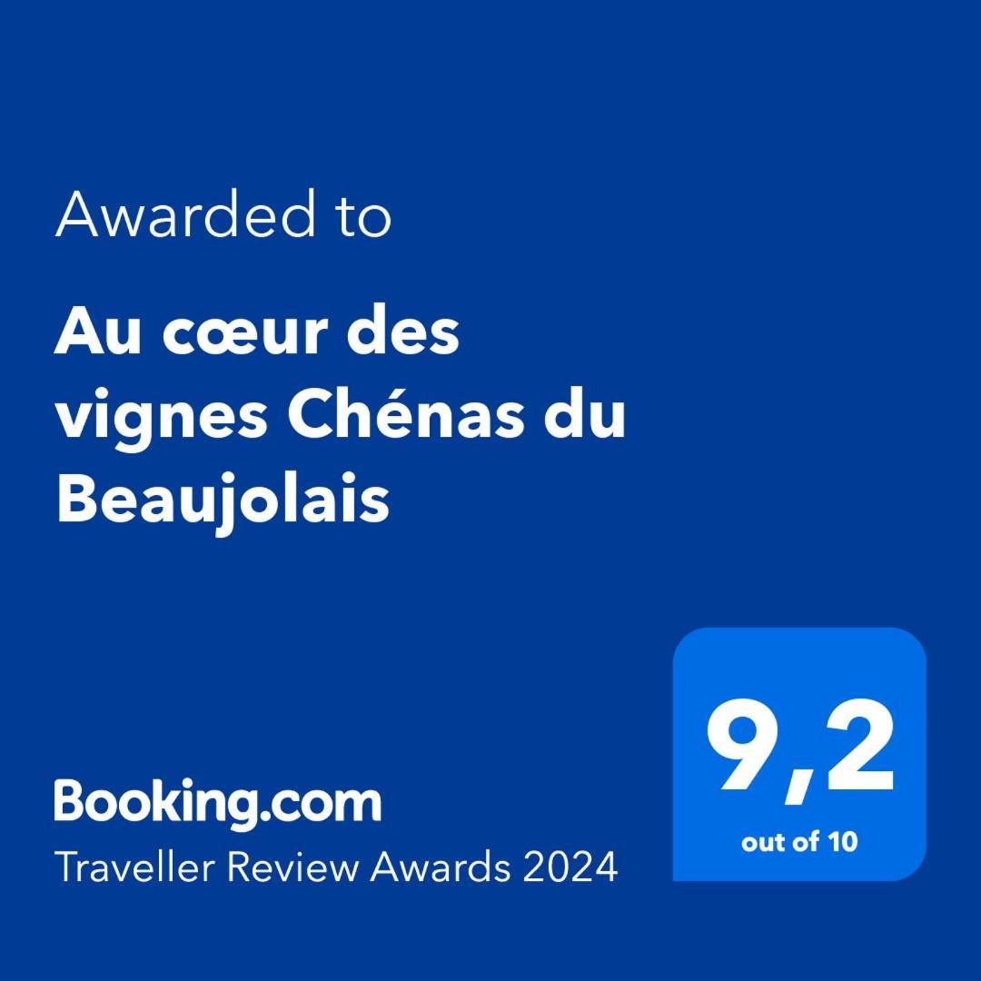 Au Coeur Des Vignes Chenas Du Beaujolais Apartment La Chapelle-de-Guinchay Exterior foto